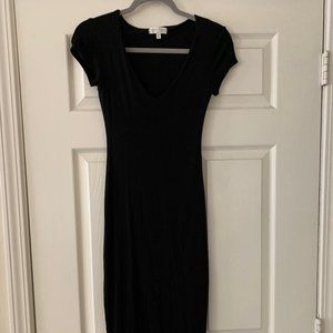 See you Monday black dress